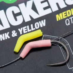 Aligneur de ligne carpe korda kickers jaune/rose (x10)