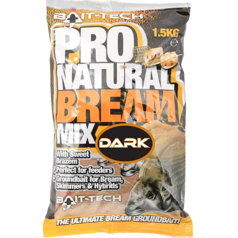 Amorce Bait Tech Pro Natural Bream Dark 1.5kg