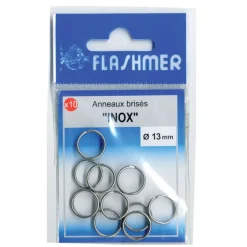Anneaux Brisés Flashmer Inox (x10)