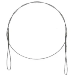 Bas de ligne acier carnassier cannelle multiflex c725 40cm