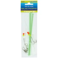 Bas de ligne flashmer balais phospho 3 hameçons