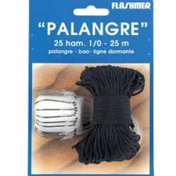 Bas de Ligne FLASHMER Eco Palangre Pêche à la Sole 25 hameçons