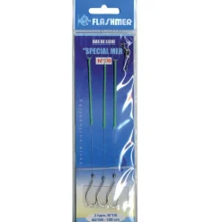 Bas de ligne flashmer special mer 3 hamecons