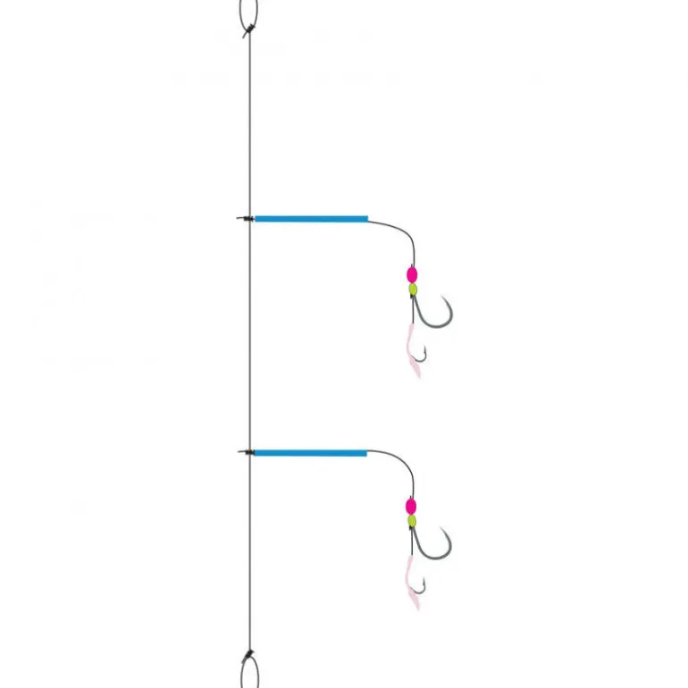 Bas de ligne mer flashmer multitouche 2 hamecons n°2