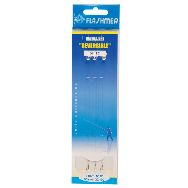 Bas de ligne reversible 3 Hamecons Flashmer