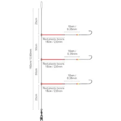 Bas de Ligne SPRO Salt Rig Plastic Boom