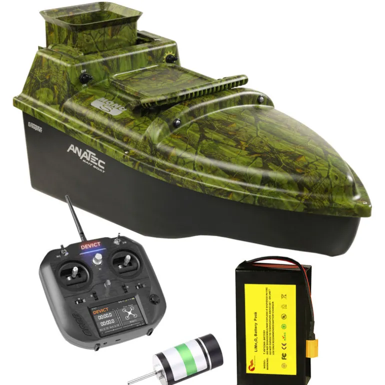 Bateau amorceur anatec monocoque s oak lithium/brushless +teleco. de-sr07