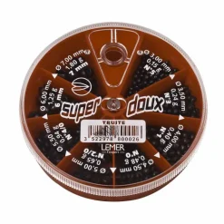 Boite de plombs fendus coup lemer 8 cases gros