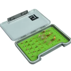 Boîte à mouche silverstone waterpro rubber slim/small (capacité 75 mouches)