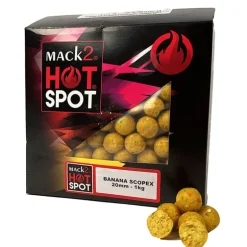Bouillettes carpe mack2 Scopex Banane boilies 1kg