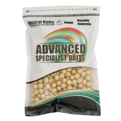 Bouillettes carpe mistral specialist range rosehip blanche boilies 15mm