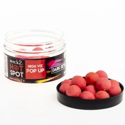 Bouillettes flottantes carpe mack2 fluo pop up dark devil 15mm 50g