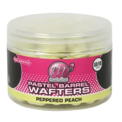 Bouillettes équilibrées carpe mainline wafter barrels peppered peach 12/15mm