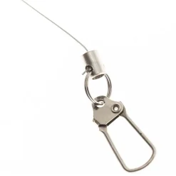 Bouton service noir silverstone cable acier (broche)