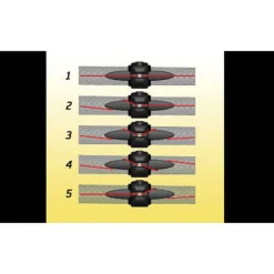 Clip ligne delkim smart clip - multipurpose line clip pack de 3