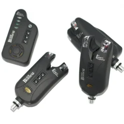 Coffret 4 détecteurs carpe team carpfishing black buster xe + centrale