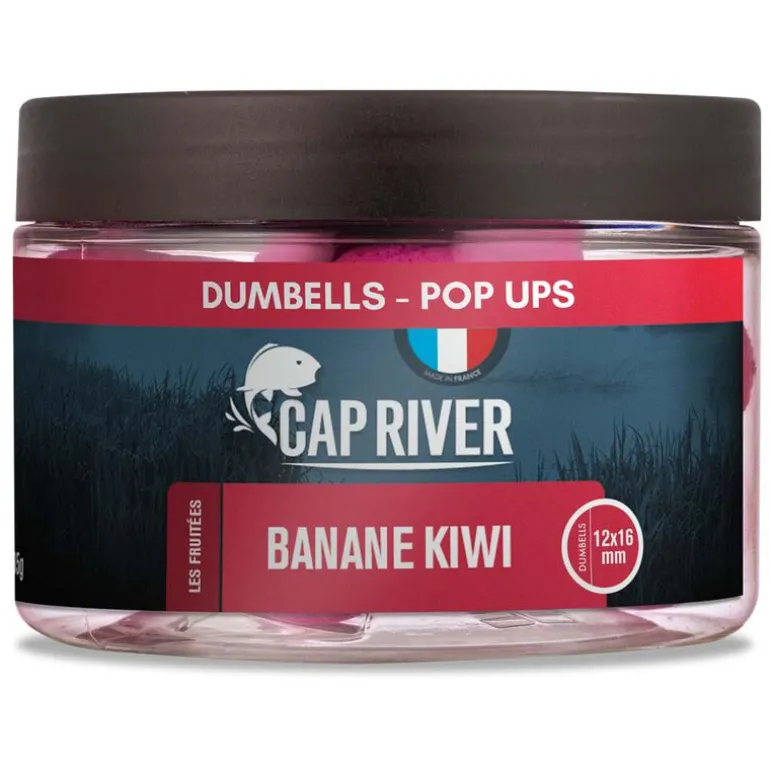 Dumbells Pop Up Cap River Banane Kiwi 12x16mm