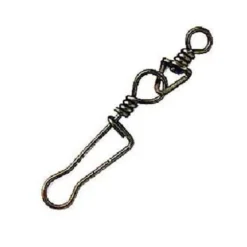 Emerillon carnassier vmc minus à agrafe italienne noir