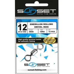 Emerillon Sunset Rolling Swivel Inox