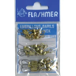 Emerillons barils agrafes flashmer kit de 12