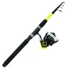 Ensemble Bzone Canne Striker Telespin 210m 5-21g + Moulinet Striker Spin 2000 + Nylon