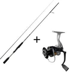 Ensemble Spinning Major Craft Kahory Combo Canne 702m 2.13m, 7-28g + Moulinet KRS2500