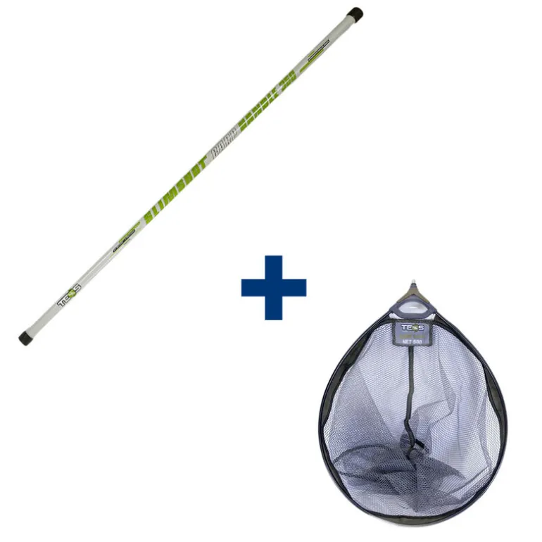 Ensemble Teos Epuisette Slimshot Carp 350