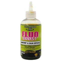 Fluo Boost Fun Fishing chènevis et pain d'épices