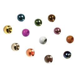 Fly tying billes laiton jmc  (x25) 3,8 mm