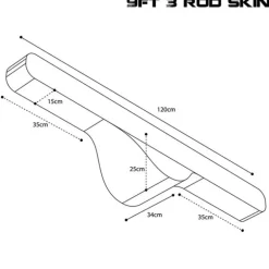 Fourreau Nash Scope OPS Soft Protect 9ft 3RodSkin