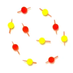 Guide Fil Truite Rigoletto Fiquet Jaune/Orange (x10)