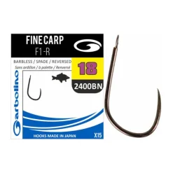 Hamecons Non Montées Garbolino 2400BN Fine Carp F1
