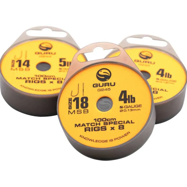 Hameçon monté GURU MAtch Special Rig 1m (x8)