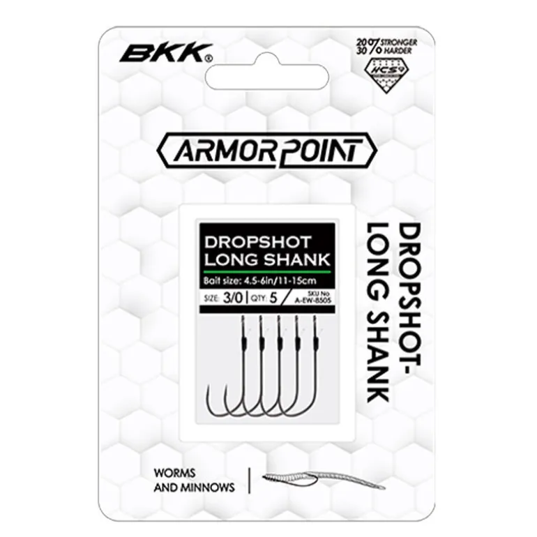 Hameçon Simple BKK Dropshot Long Shank (x5)