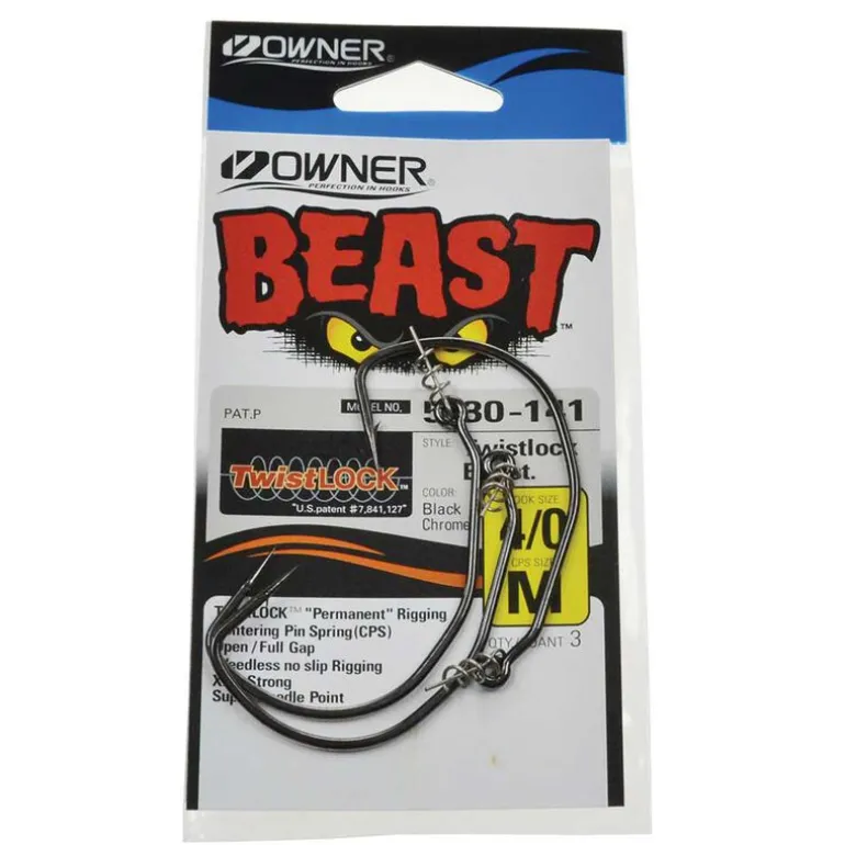 Hameçon Texan Owner Twistlock 5130