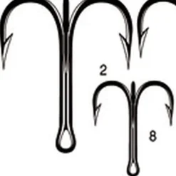 Hameçon triple carnassier vmc 8540bk (x10)