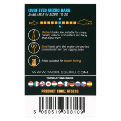Hameçons Guru F1 Eyed LWG FEEDER