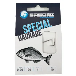 Hameçons Montés Sasori Special Daurade 120cm (x10)