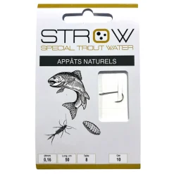 Hameçons montés STROW Appâts naturels