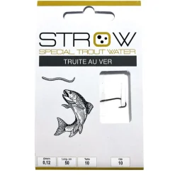 Hameçons montés STROW Truite au ver