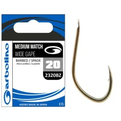 Hameçons Non Montés Garbolino Medium Match Wide Gape 3220BZ