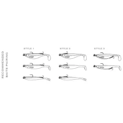 Hameçons Triples BKK Assist Spear-21 SS UVO