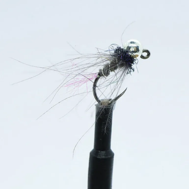 Kit 3 nymphes jigs tag rose h14 bille argent tung 3,5 mm