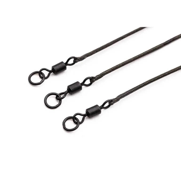 Leadcore Korda Kable Leadcore Leader Ring Swivel Weed 50cm
