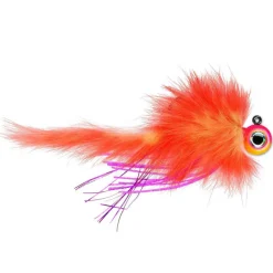 Leurre Bucktail VMC Twitchin Jig Glow Shrimp Cocktail UV