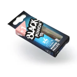 Leurre souple fiiish corps black minnow 70 7cm (x4)