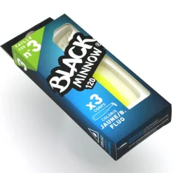 Leurre souple fiiish corps black minnow 120 12cm (x3)