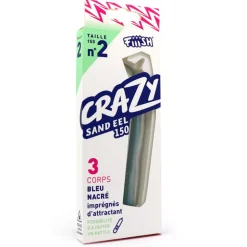 Leurre souple fiiish corps crazy sand eel 150 15cm (x3)
