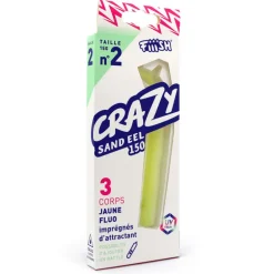 Leurre souple fiiish corps crazy sand eel 150 15cm (x3)