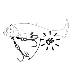 Leurre Souple Shad Fiiish Blaster Shad 13cm, 37g